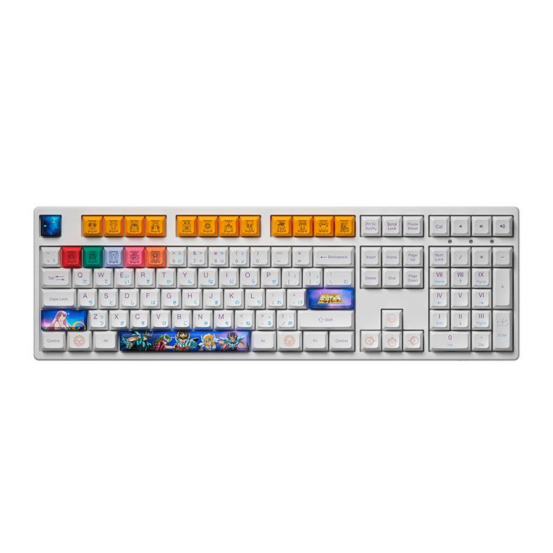 Teclado Mecanico Gamer Akko 3108 V2 Saint Seiya, Switch Ocean Blue, AKKO-3108V2-SAINTSEIYA