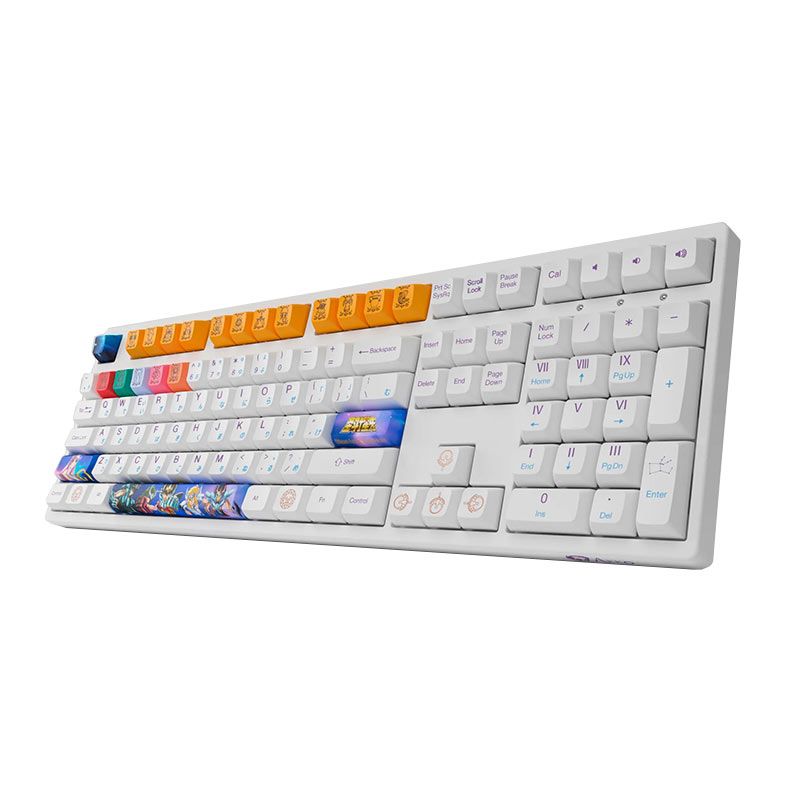 Teclado Mecanico Gamer Akko 3108 V2 Saint Seiya, Switch Ocean Blue, AKKO-3108V2-SAINTSEIYA