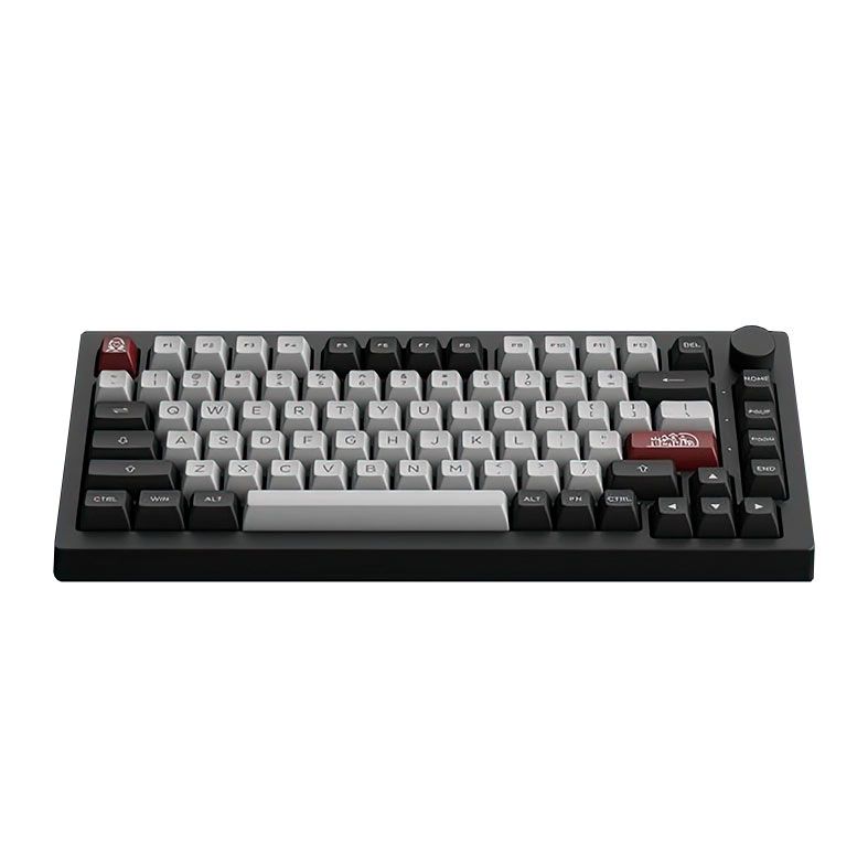 Teclado Mecanico Gamer Akko 5075 B PLus Dracula Castle, RGB, Wireless, Switch Akko Wine White, AKKO-5075B-DC