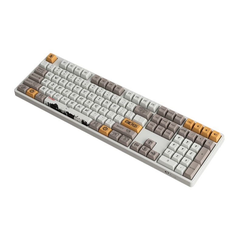 Teclado Mecanico Gamer Akko One Piece Calligraphy, RGB, ANSI, Switch Akko CS Sakura, AKKO-5108S-RGB-CSSK