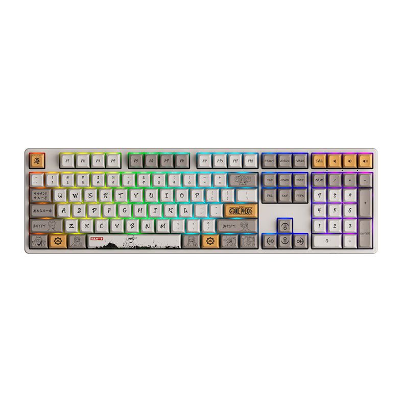 Teclado Mecanico Gamer Akko One Piece Calligraphy, RGB, ANSI, Switch Akko CS Sakura, AKKO-5108S-RGB-CSSK