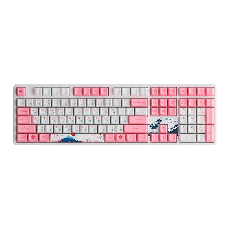 Teclado Mecanico Gamer Akko 5108S World Tour Tokyo, RGB, Switch Gateron Pink, AKKO-5108S-TOKYO