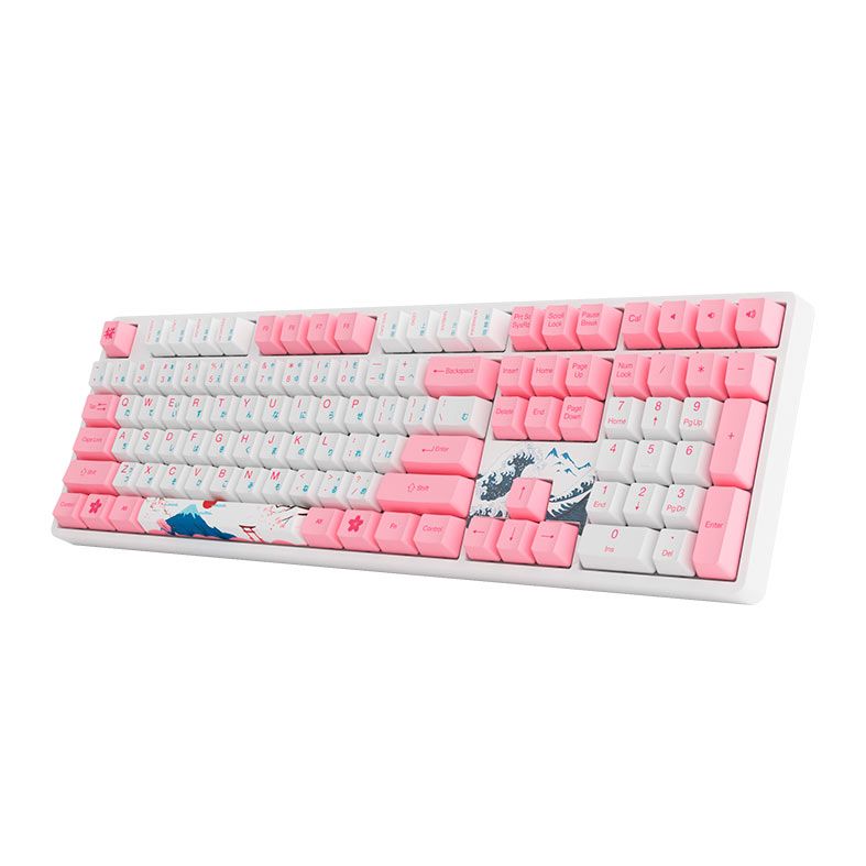 Teclado Mecanico Gamer Akko 5108S World Tour Tokyo, RGB, Switch Gateron Pink, AKKO-5108S-TOKYO