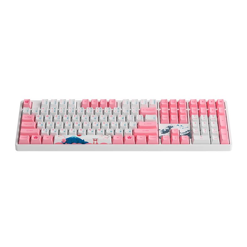 Teclado Mecanico Gamer Akko 5108S World Tour Tokyo, RGB, Switch Gateron Pink, AKKO-5108S-TOKYO