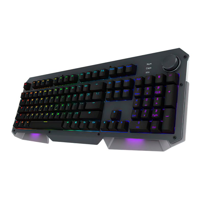 Teclado Mecanico Gamer Akko 6104s, RGB, Switch Marrom, AKKO-6140S-BROWN