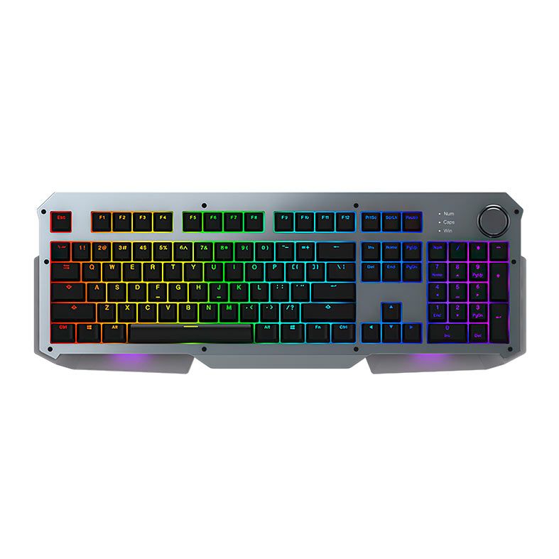 Teclado Mecanico Gamer Akko 6104s, RGB, Switch Marrom, AKKO-6140S-BROWN