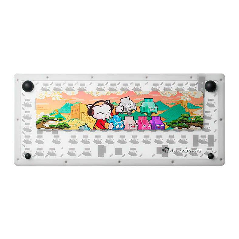 Base Teclado Akko ACR Pro 75, RGB, Branco, AKKO-ACR-PRO75
