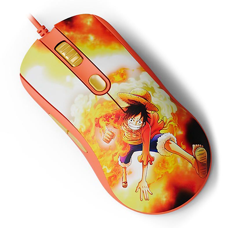 Mouse Gamer Akko One Piece Luffy, 12400DPI, 6 Botoes, AKKOAG325-LUFFY