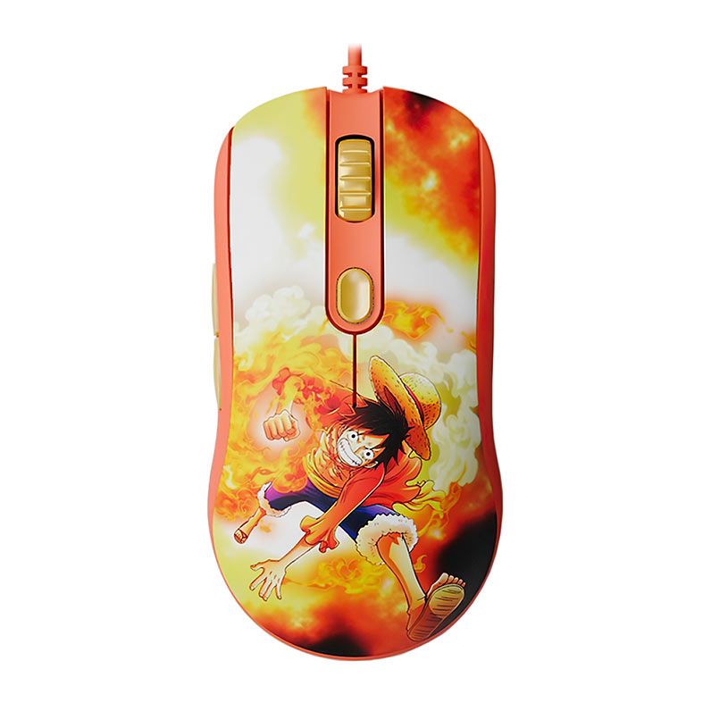 Mouse Gamer Akko One Piece Luffy, 12400DPI, 6 Botoes, AKKOAG325-LUFFY
