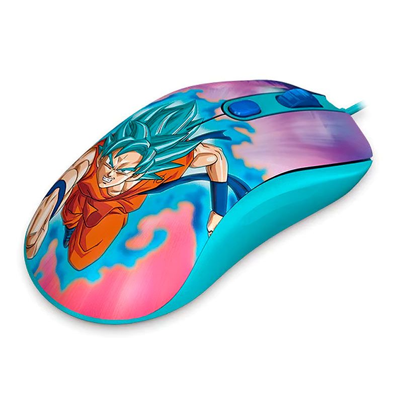 Mouse Gamer Akko Dragon Ball Super Saiyajin Blue, 12400DPI, 6 Botoes, AKKOAG325-SAIYAJINBLUE