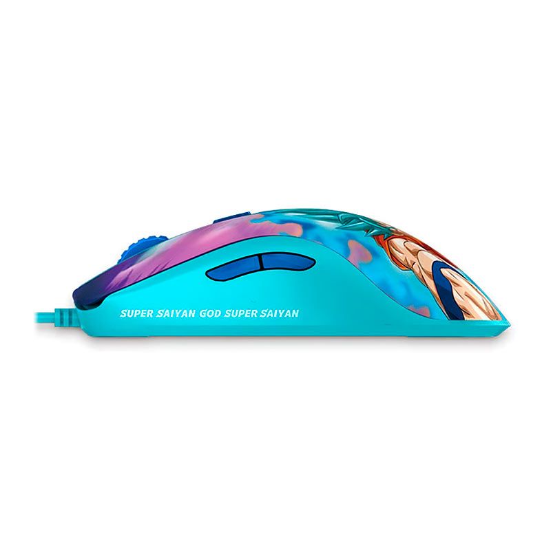 Mouse Gamer Akko Dragon Ball Super Saiyajin Blue, 12400DPI, 6 Botoes, AKKOAG325-SAIYAJINBLUE