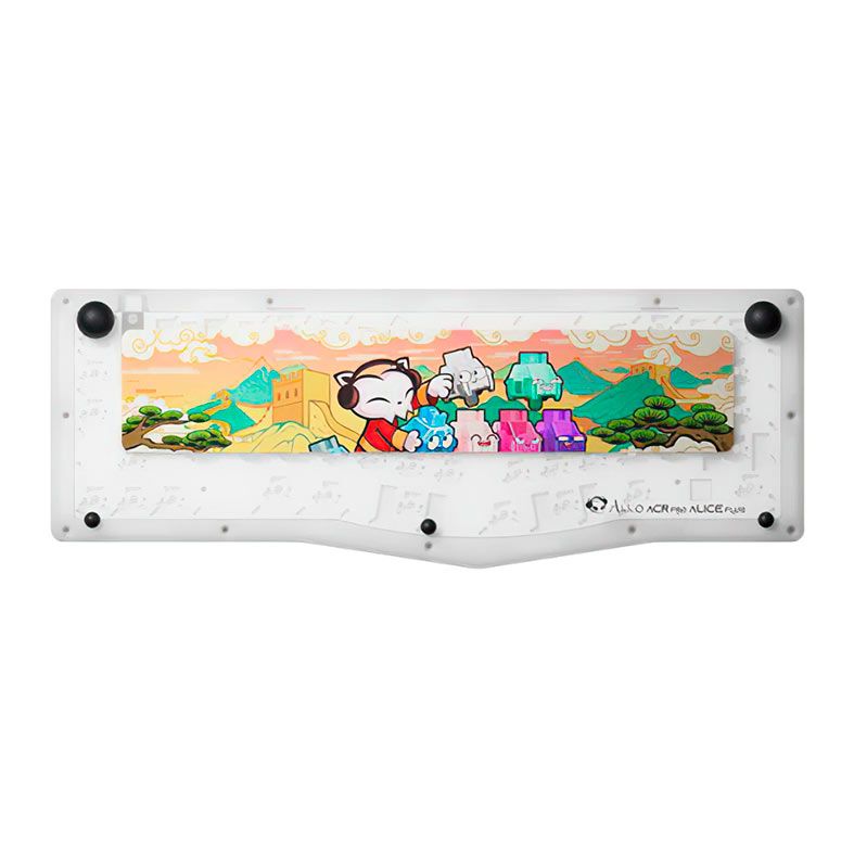 Base Teclado Akko ACR Pro Alice Plus, RGB, Branco, AKKO-ALICE-PLUS