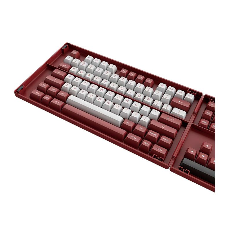 Conjunto de Teclas Akko ASA Low Profile, PBT Double Shot, Chicago, AKKO-KEYCAP-CHG
