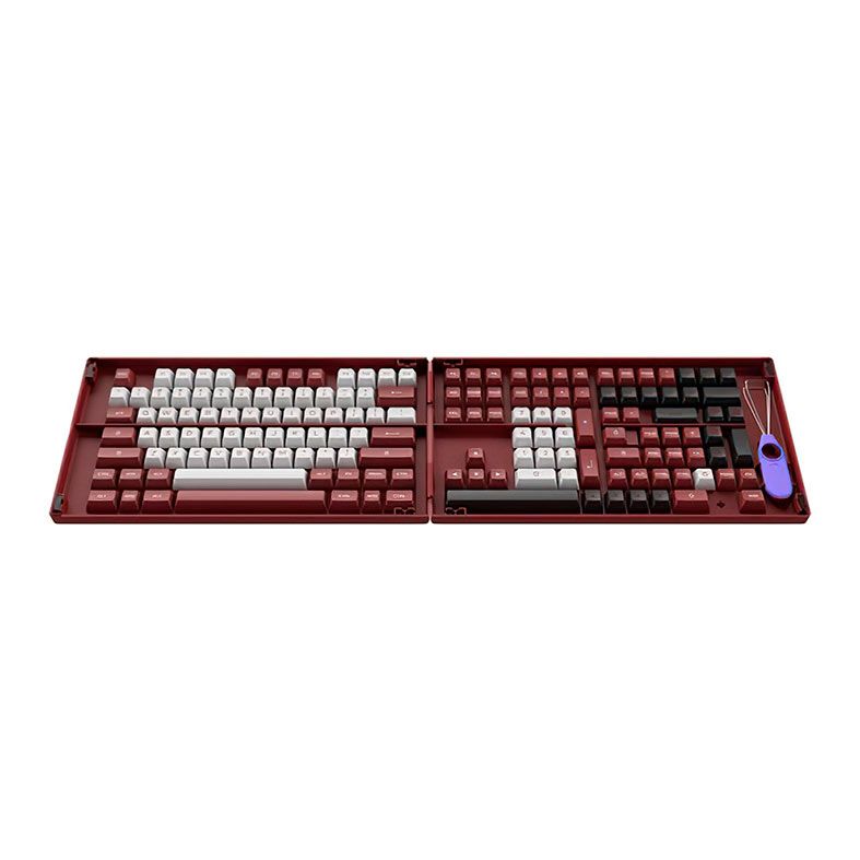 Conjunto de Teclas Akko ASA Low Profile, PBT Double Shot, Chicago, AKKO-KEYCAP-CHG