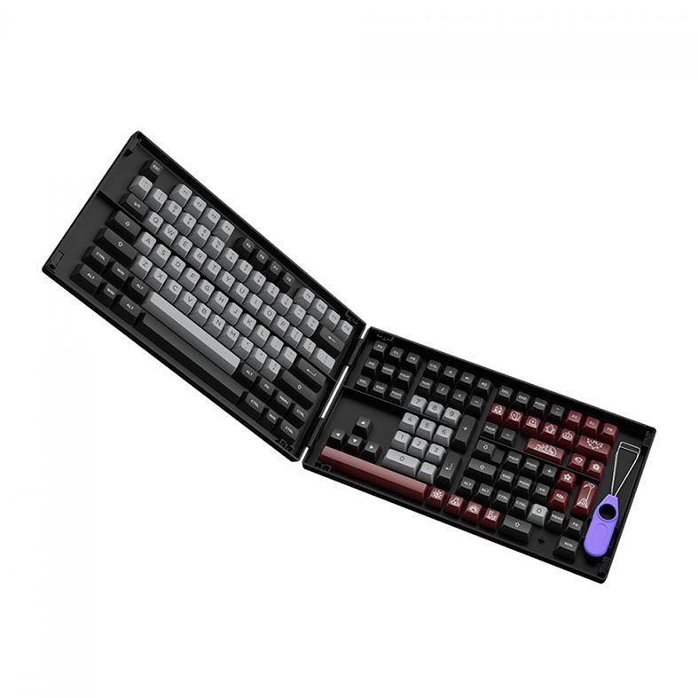 Conjunto de Teclas Akko ASA Profile, PBT Double Shot, Dracula Castle, AKKO-KEYCAP-DRACULA