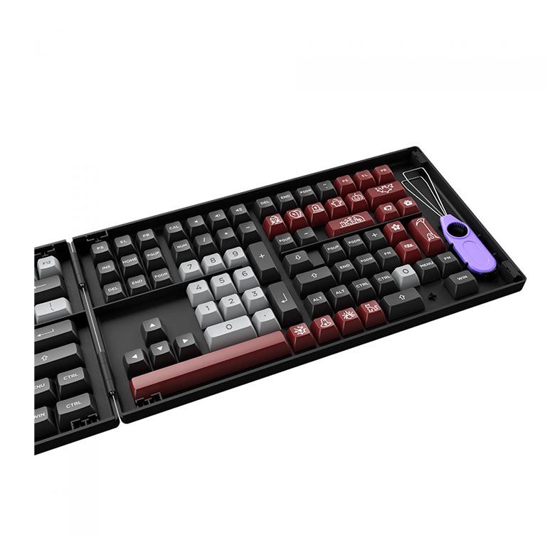 Conjunto de Teclas Akko ASA Profile, PBT Double Shot, Dracula Castle, AKKO-KEYCAP-DRACULA