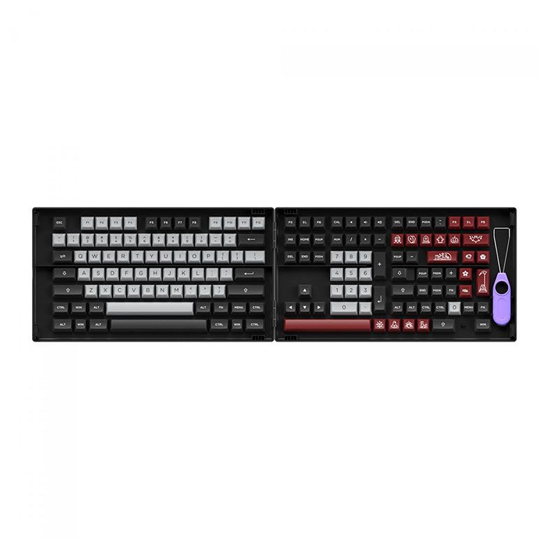 Conjunto de Teclas Akko ASA Profile, PBT Double Shot, Dracula Castle, AKKO-KEYCAP-DRACULA