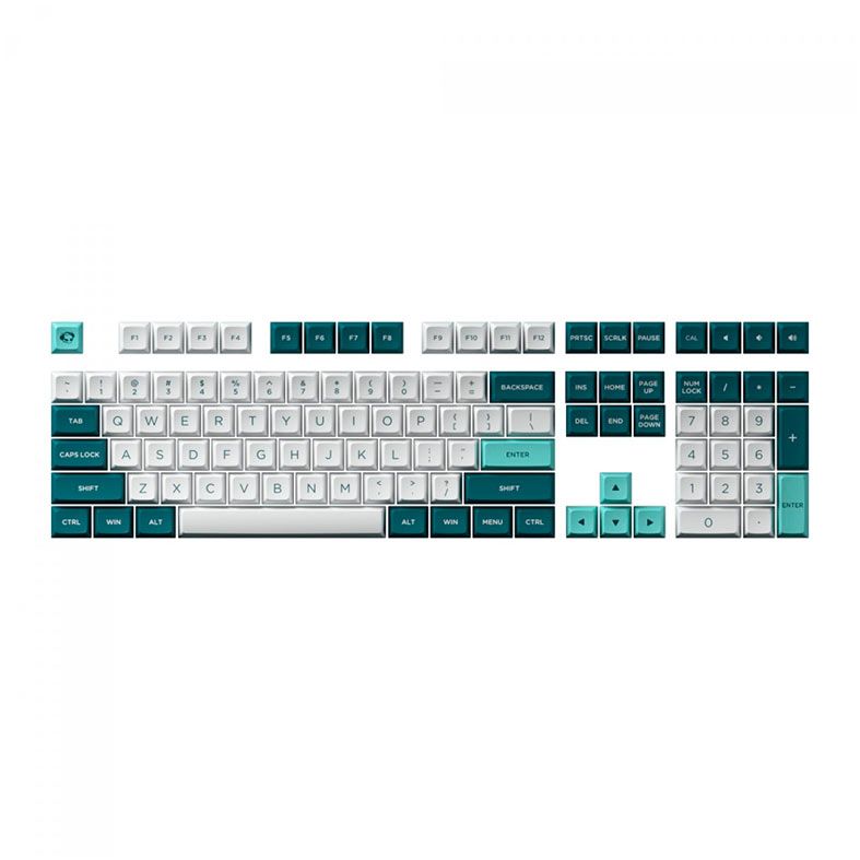 Conjunto de Teclas Akko OSA Profile, PBT Double Shot, Herb Garden, AKKO-KEYCAP-HERB-G