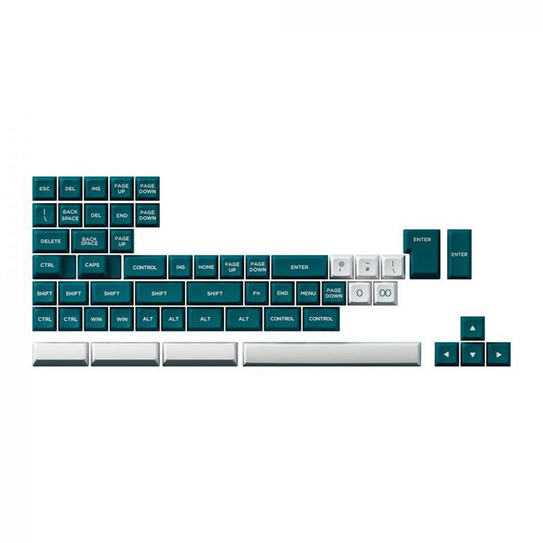Conjunto de Teclas Akko OSA Profile, PBT Double Shot, Herb Garden, AKKO-KEYCAP-HERB-G