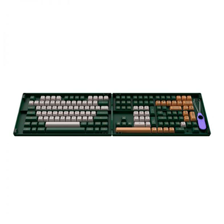 Conjunto de Teclas Akko ASA Profile, PBT Double Shot, World Tour London, AKKO-KEYCAP-LONDON