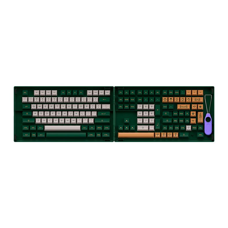 Conjunto de Teclas Akko ASA Profile, PBT Double Shot, World Tour London, AKKO-KEYCAP-LONDON
