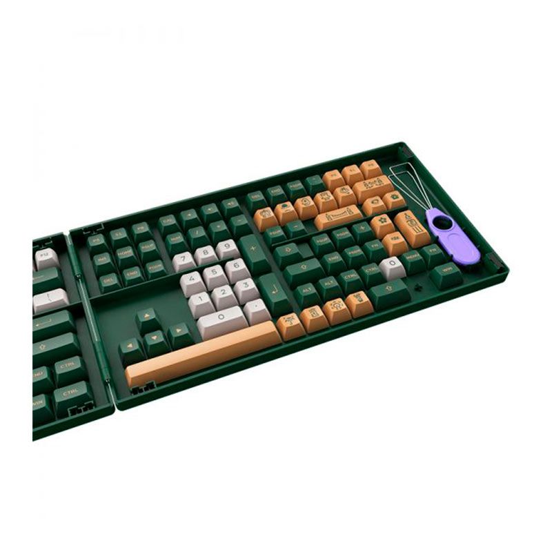 Conjunto de Teclas Akko ASA Profile, PBT Double Shot, World Tour London, AKKO-KEYCAP-LONDON