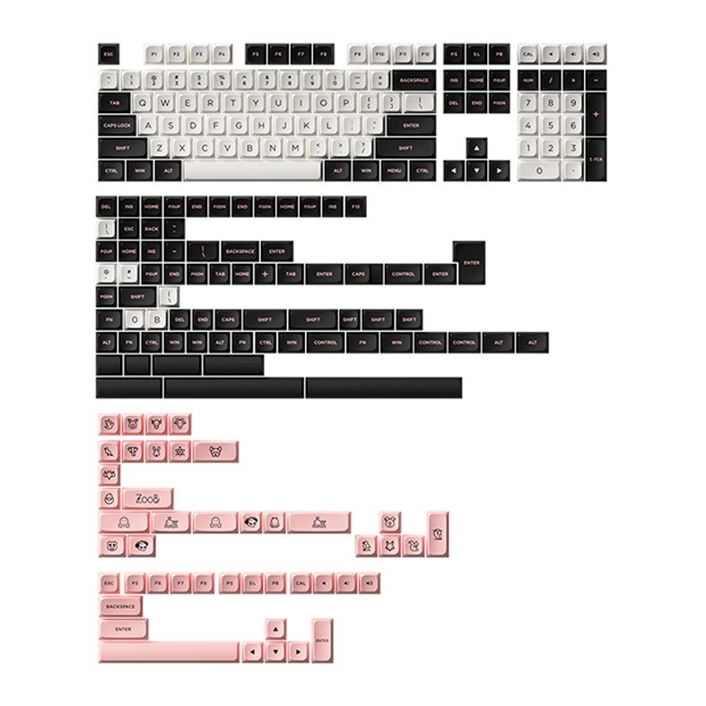 Conjunto de Teclas Akko MDA Profile, PBT Double Shot, Olivia, AKKO-KEYCAP-OLIVIA