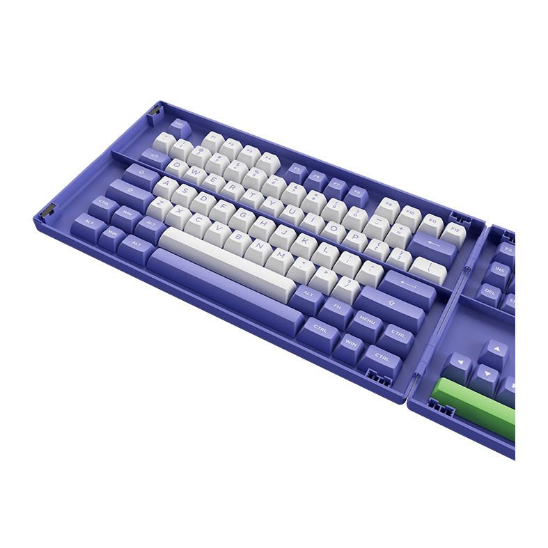 Conjunto de Teclas Akko ASA Profile, PBT Double Shot, Very Peri, AKKO-KEYCAP-PERI