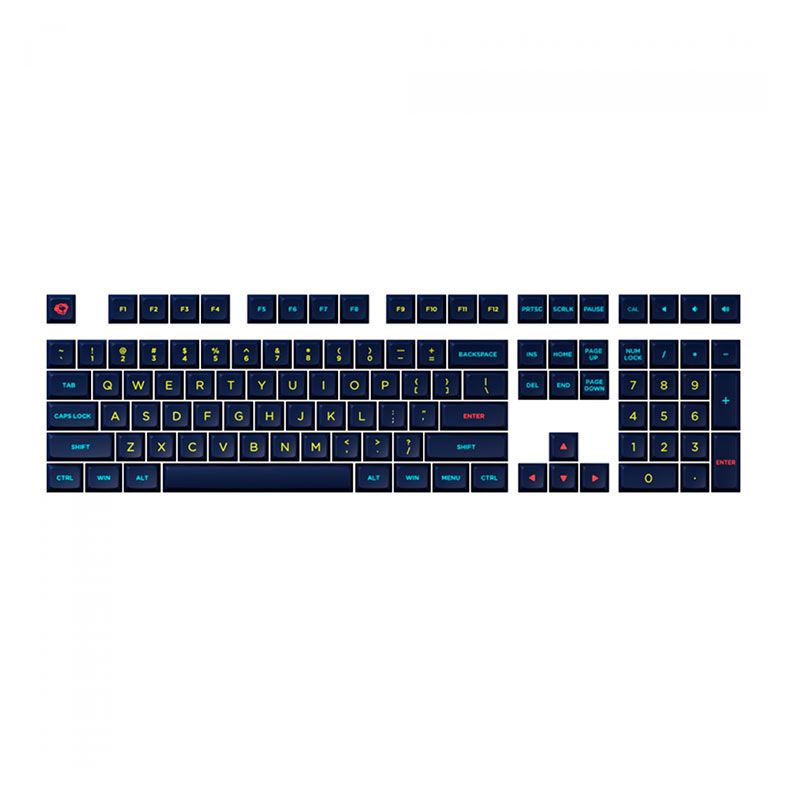 Conjunto de Teclas Akko OSA Profile, PBT Double Shot, Starry Night, AKKO-KEYCAP-STARRY