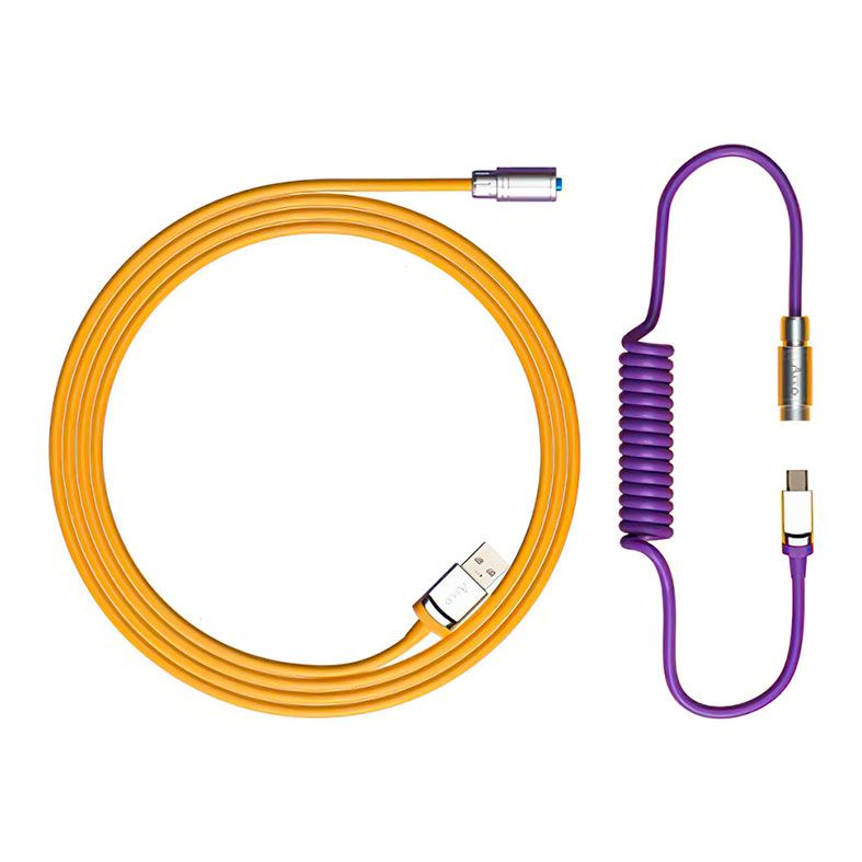 Cabo Para Teclado Akko, USB-A/USB-C, 1.5m, Los Angeles, AKKO-LOS-ANGELES