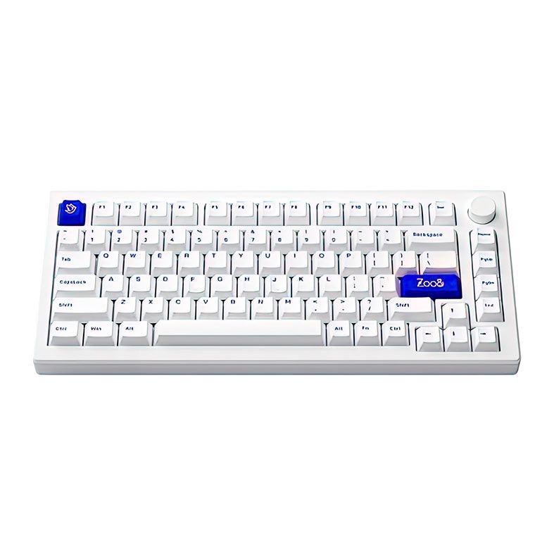 Teclado Mecanico Gamer Akko Mod 007 Pc, Switch Akko Piano V3 Pro, Branco e Azul AKKO-MOD-007
