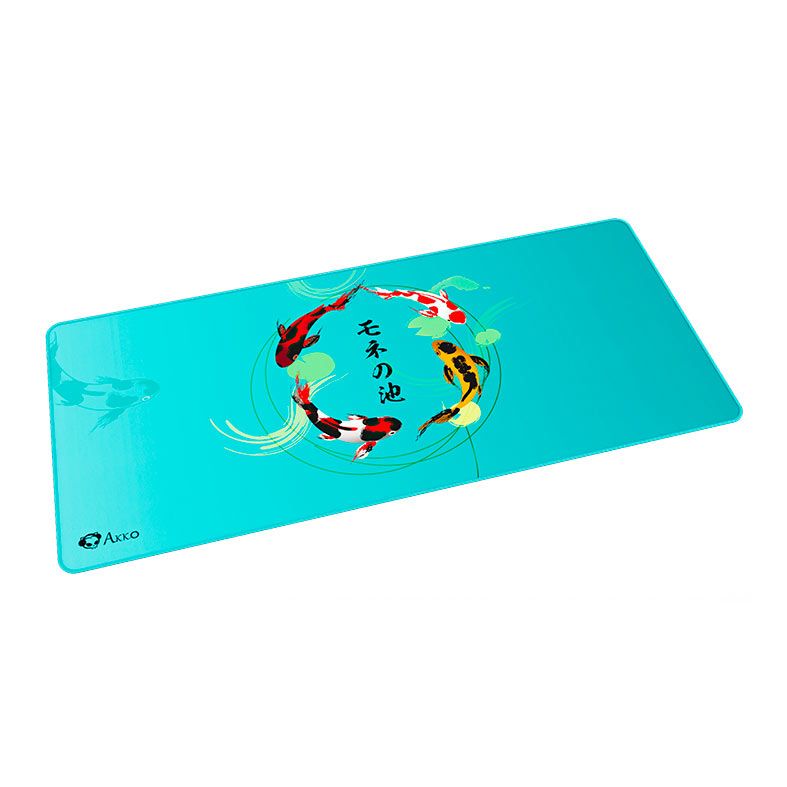 Mousepad Akko Monets Pond, Extra Grande, 900x400x4mm, Verde, AKKO-MONETS-VD