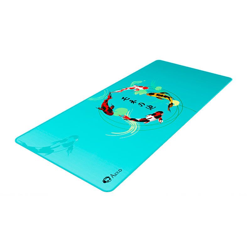 Mousepad Akko Monets Pond, Extra Grande, 900x400x4mm, Verde, AKKO-MONETS-VD