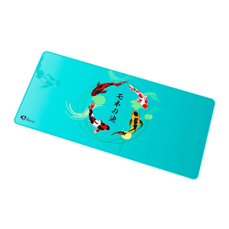 Mousepad Akko Monets Pond, Extra Grande, 900x400x4mm, Verde, AKKO-MONETS-VD