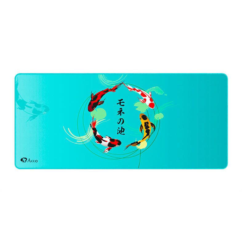 Mousepad Akko Monets Pond, Extra Grande, 900x400x4mm, Verde, AKKO-MONETS-VD