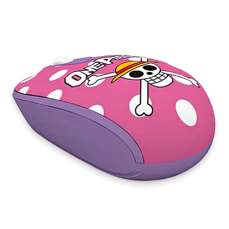 Mouse Gamer Akko One Piece Smart 1, Wireless, 1200DPI, 3 Botoes, AKKO-ONEPIECE-ROSA