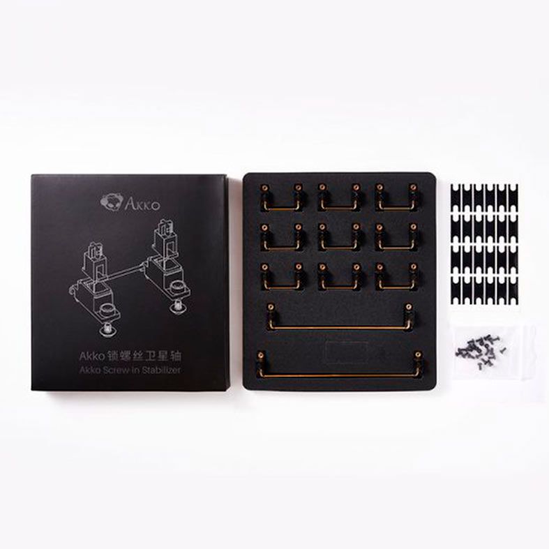 Kit de Parafusos Para Teclado Akko Estabilizador, AKKO-SCREW-BLACK