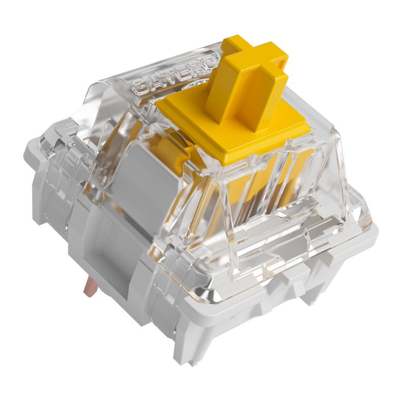Switch Para Teclado Akko Mecanico Linear, 45 Pecas, Gateron Yellow, AKKO-SWITCH-GT-YLW
