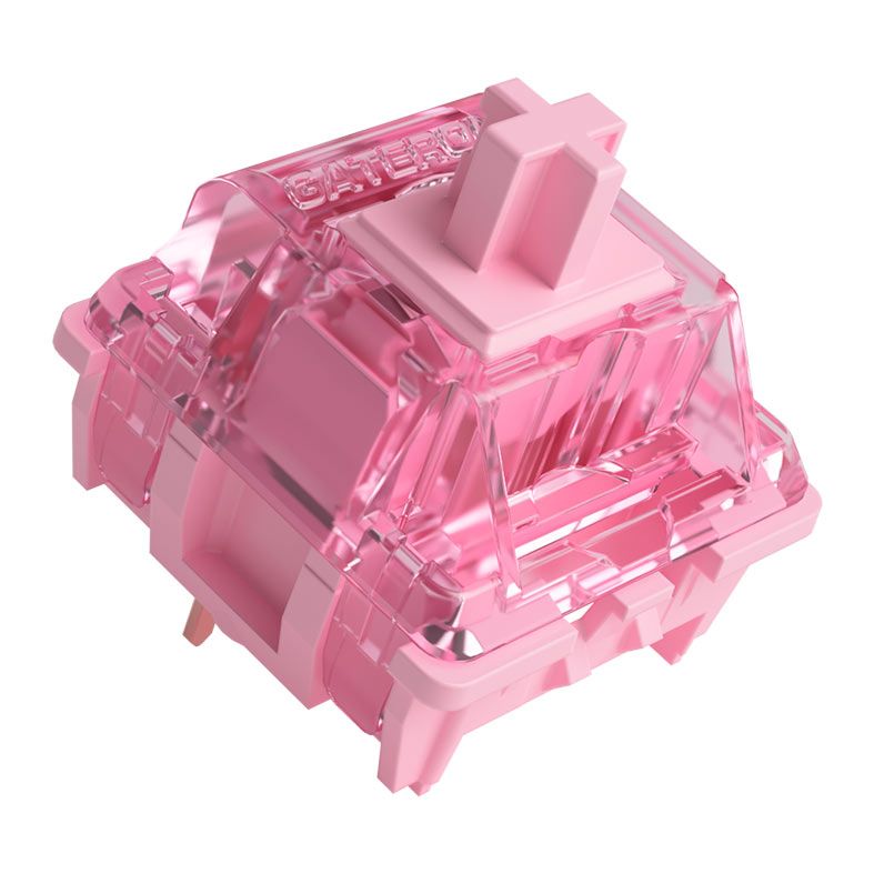 Switch Para Teclado Akko Mecanico Linear, 45 Pecas, Gateron Pink, AKKO-SWITCH-GTPK
