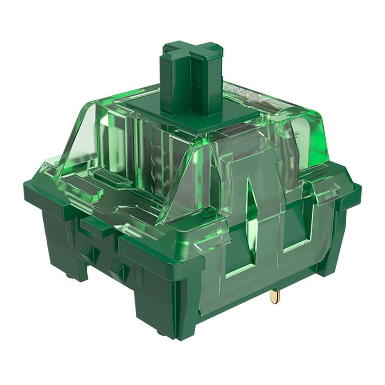Switch Para Teclado Akko Mecânico Linear, 45 Pecas, Lubrificado, Match Green, AKKO-SWITCH-MG