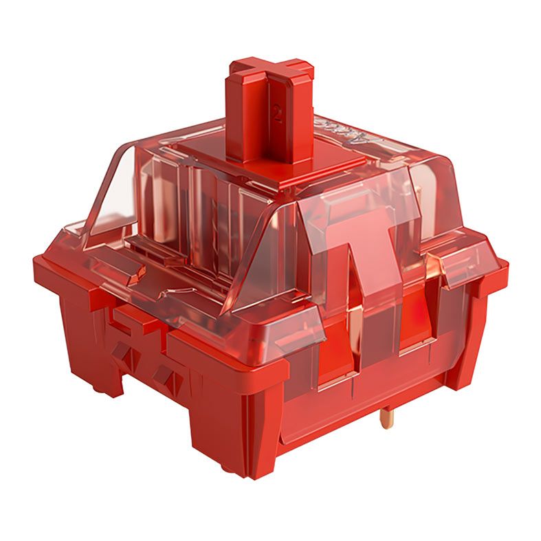 Switch Para Teclado Akko Mecânico Linear, 45 Pecas, Radiant Red, AKKO-SWITCH-RR