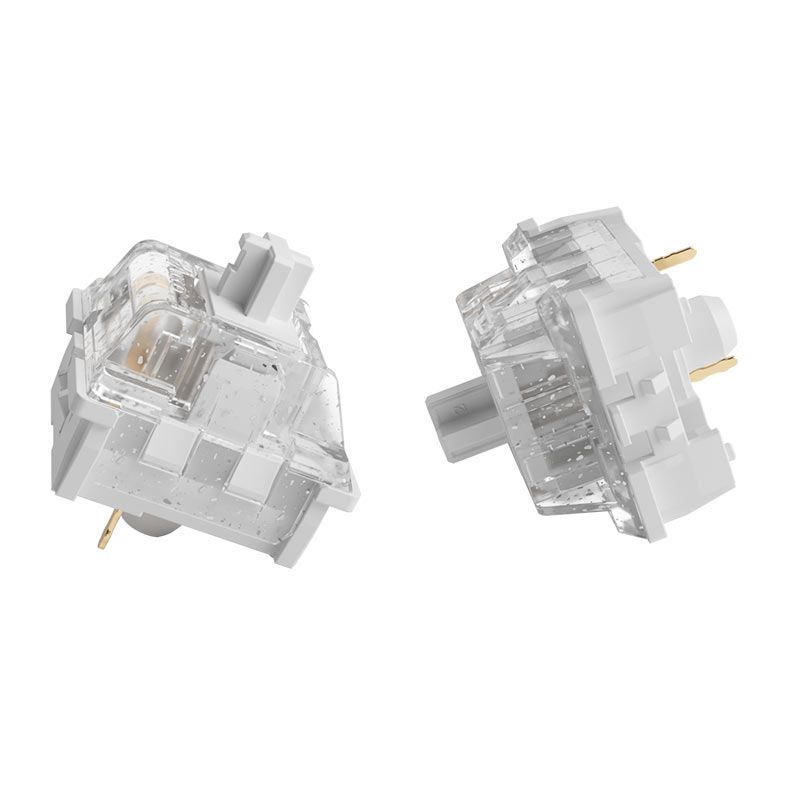 Switch Para Teclado Akko Mecanico Tactile, 45 Pecas, Wine White, AKKO-SWITCH-WNWH