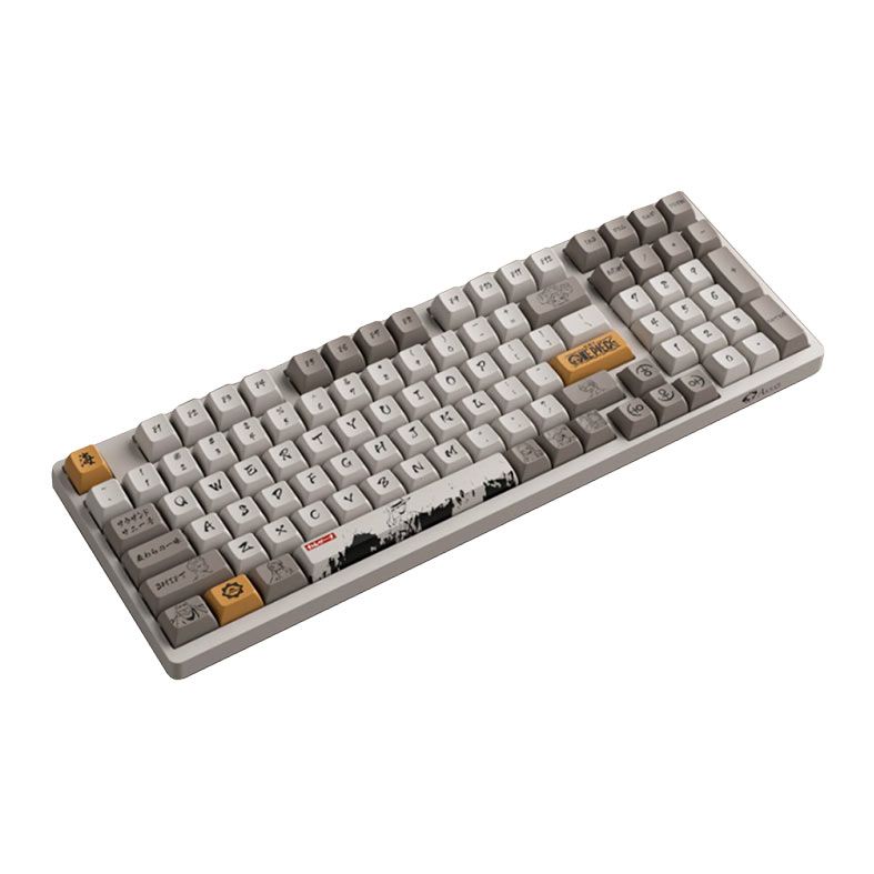 Teclado Mecanico Gamer Akko One Piece, RGB, ANSI, Switch Akko Jelly White, AKKO-3098S-RGB-JW