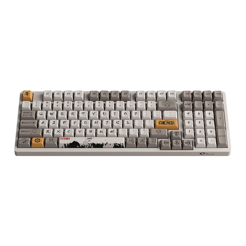 Teclado Mecanico Gamer Akko One Piece, RGB, ANSI, Switch Akko Jelly White, AKKO-3098S-RGB-JW