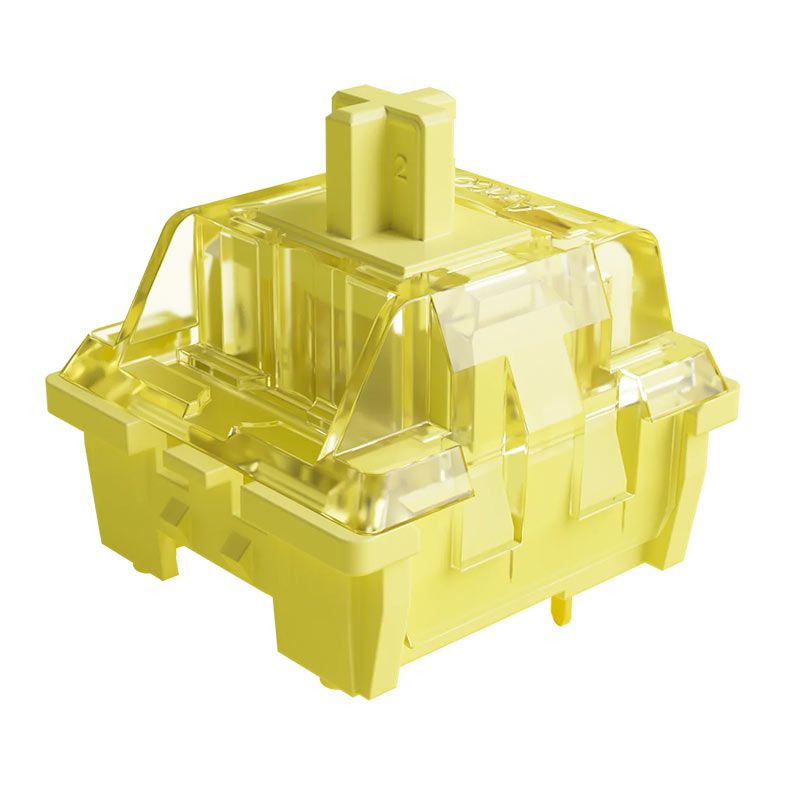 Switch Para Teclado Akko V3 Mecanico Linear, 45 Pecas, Cream Yellow, AKKOV3-SWITCH-CRYLW