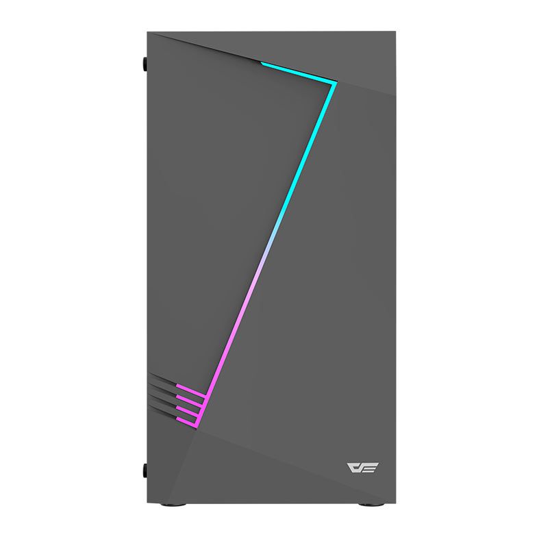 Gabinete Gamer Aigo Darkflash AL390,  ARGB, Mid-Tower, Lateral De Vidro, Preto, AL390-BK