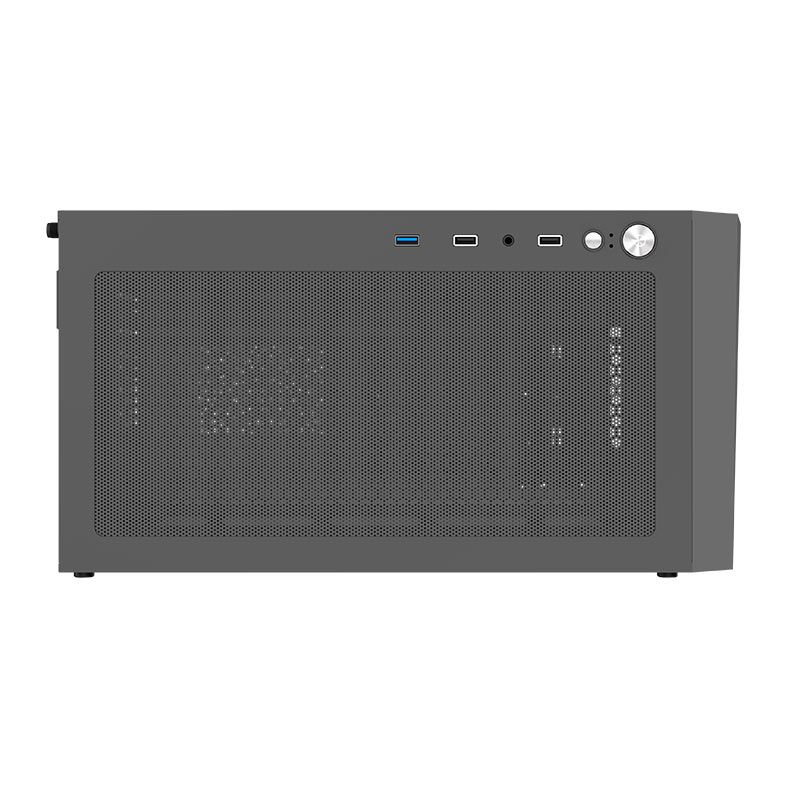 Gabinete Gamer Aigo Darkflash AL390,  ARGB, Mid-Tower, Lateral De Vidro, Preto, AL390-BK