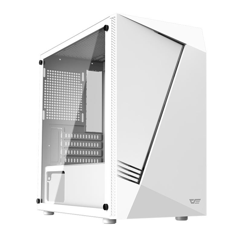 Gabinete Gamer Aigo Darkflash AL390,  ARGB, Mid-Tower, Lateral De Vidro, Branco, AL390-WH