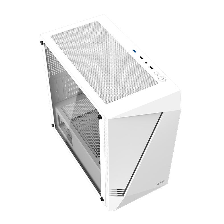 Gabinete Gamer Aigo Darkflash AL390,  ARGB, Mid-Tower, Lateral De Vidro, Branco, AL390-WH
