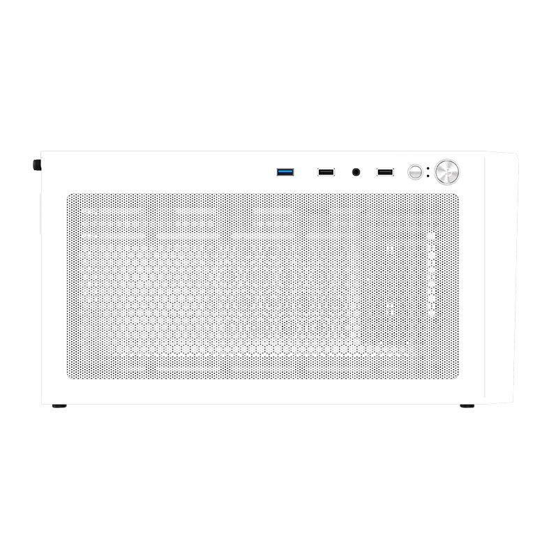 Gabinete Gamer Aigo Darkflash AL390,  ARGB, Mid-Tower, Lateral De Vidro, Branco, AL390-WH
